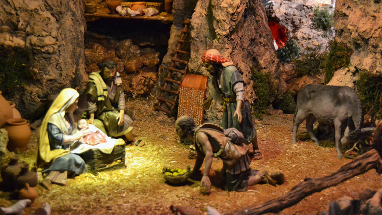 Pessebre a la catedral de València. Joanbanjo, CC BY-SA 4.0, via Wikimedia Commons
