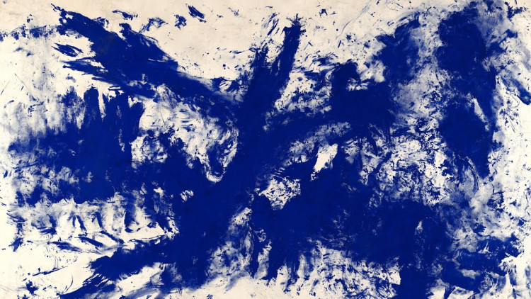 La grande Anthropométrie bleue (ANT 105), ca. 1960.