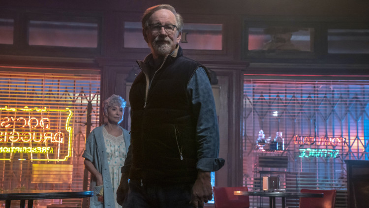 Steven Spielberg, durant el rodatge de 'West Side Story'