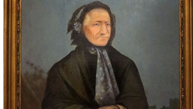 Retrat de Raimunda de Nouvilas, una de les heroïnes de Santa Bàrbara que atenien els ferits durant la Guerra del Francès