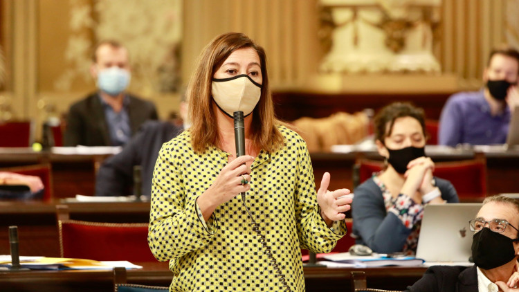 La presidenta del Govern Balear, Francina Armengol. Europa Press