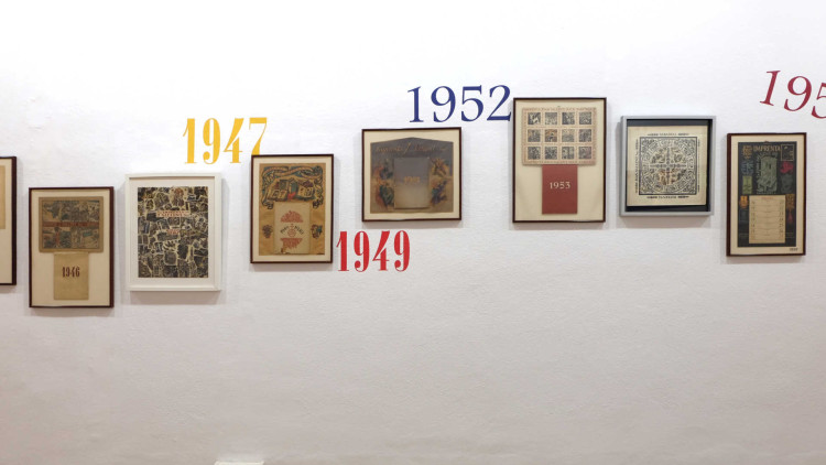 Els calendaris de la impremta Sallent, exposats per anys Jesús Galdón
