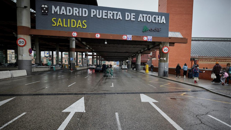 L'estació d'Atocha, a Madrid