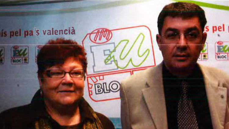 Glòria Marcos i Enric Morera -iíders, respectivament, d'EUPV i Bíoc- encapçalen el Compromís.. Rafa Gil - Arxiu EL TEMPS
