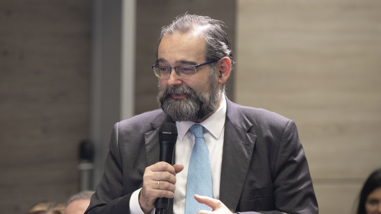 Alfonso Bullón de Mendoza, màxim dirigent de l'Associació Catòlica de Propagandistes, en un acte del PP de Madrid| PP Madrid