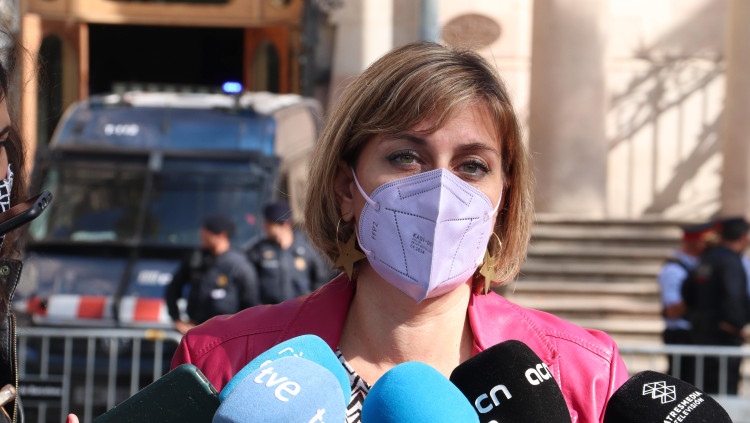 L'exconsellera catalana de Salut, Alba Vergés. Agència Catalana de Notícies