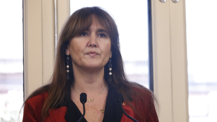 Laura Borràs compareix al Parlament. Agència Catalana de Notícies