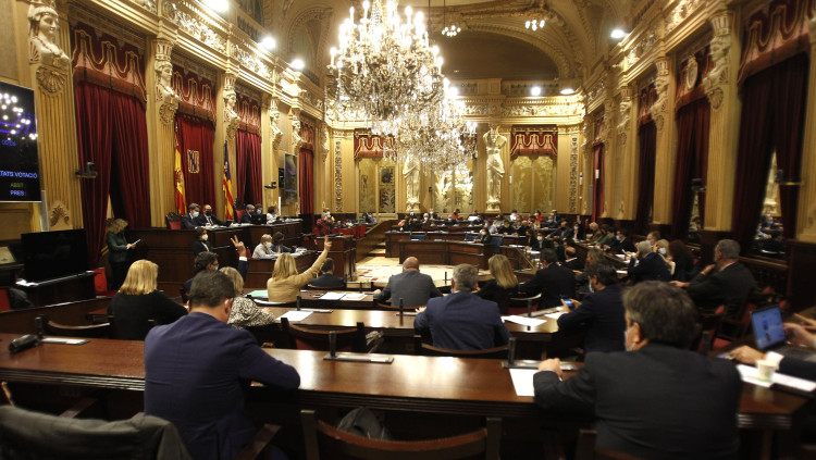 Imatge de l'interior del Parlament balear. Europa Press