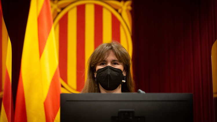 Laura Borràs, presidenta del Parlament de Catalunya. Europa Press