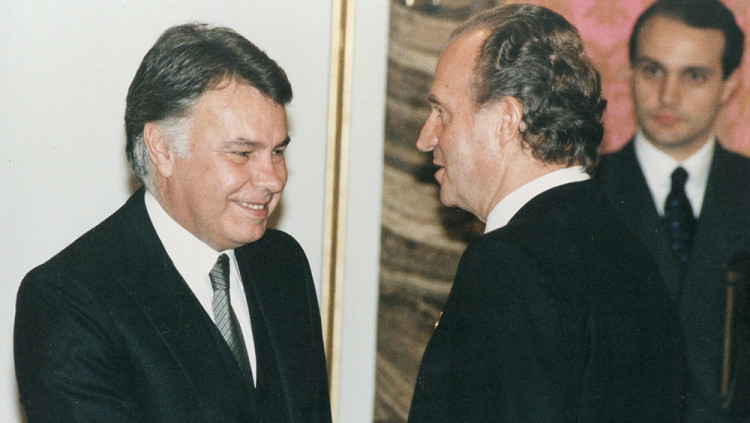 Felipe González i Joan Carles de Borbó