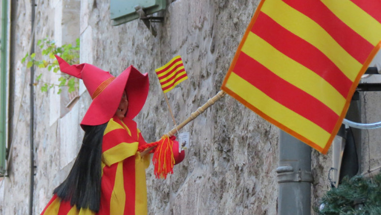 Una bruixa representada a Vilanova del Conflent