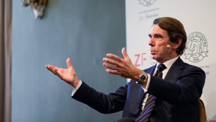 José María Aznar al Círculo Ecuestre. Agència Catalana de Notícies