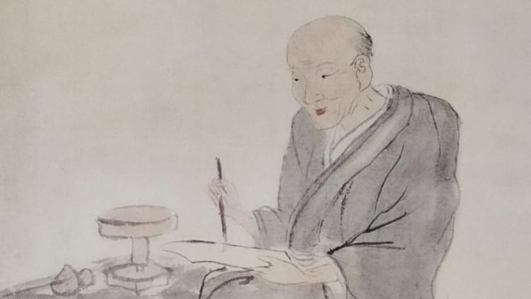 Tomioka Tessai. Retrat pòstum de Otagaki Rengetsu