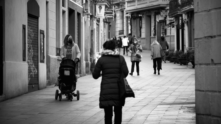 Carrer Major de Sarrià. Jordi Play