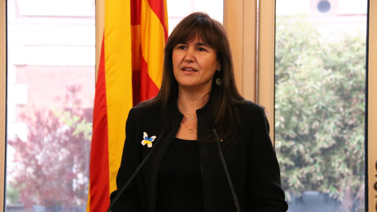 Laura Borràs, presidenta del Parlament. Agència Catalana de Notícies