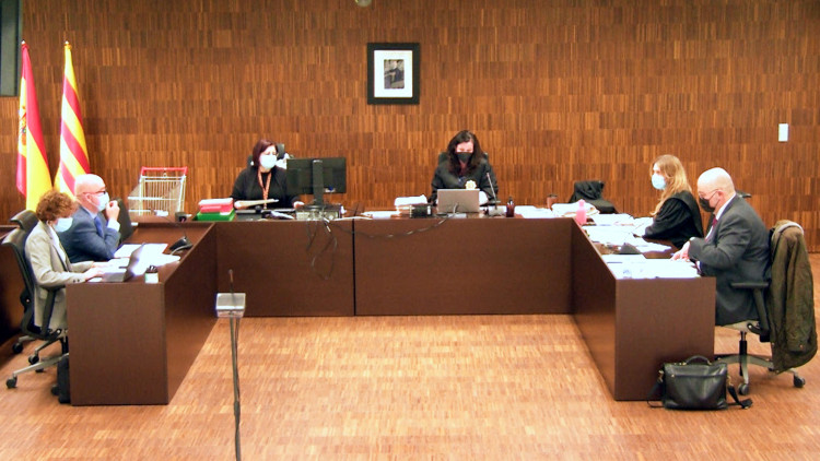 Vista contra el president Torra al TSJC. Agència Catalana de Notícies