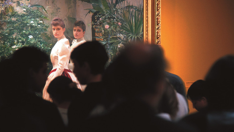 Exposició de Ramon Casas al Museu Nacional de Catalunya (Barcelona, gener de 2001).. Pere Virgili
