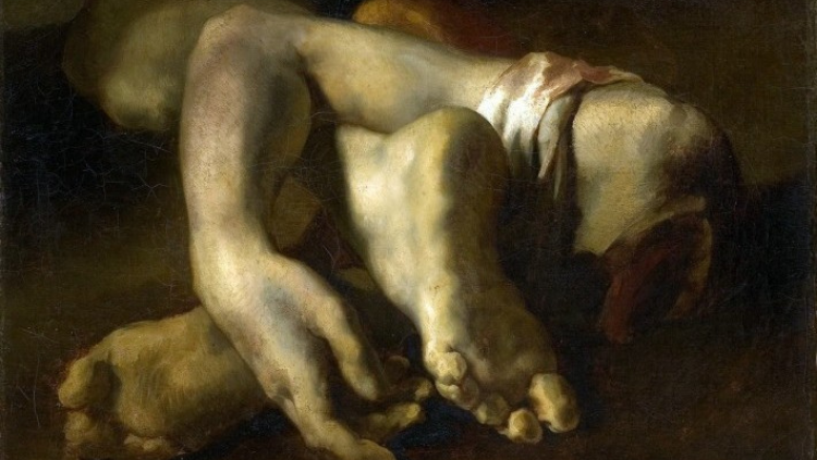 'Estudi de peus i mans', de Théodore Géricault