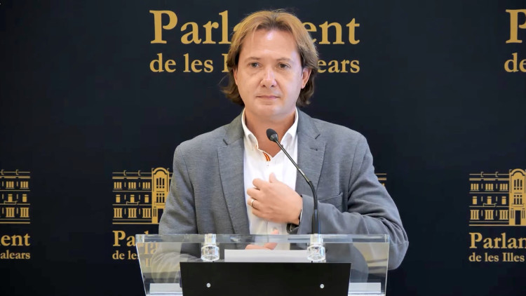 El líder de Vox a les Balears, Jorge Campos. Europa Press