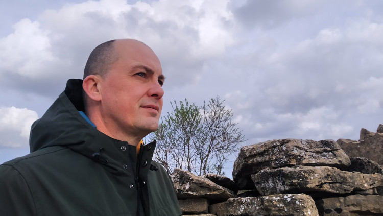 Jordi Marín, professor de secundària, és autor d' "Educar per al col·lapse". EL TEMPS