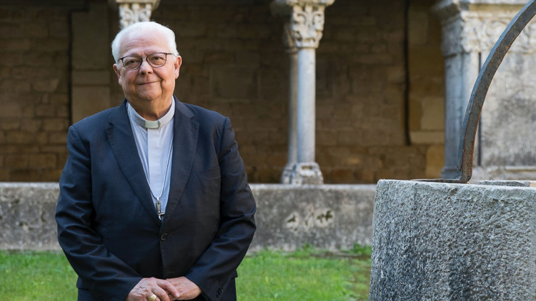 El bisbe de Girona, Francesc Pardo. Agència Catalana de Notícies