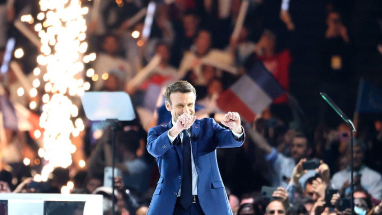 Emmanuel Macron en un acte de campanya. Der Spiegel
