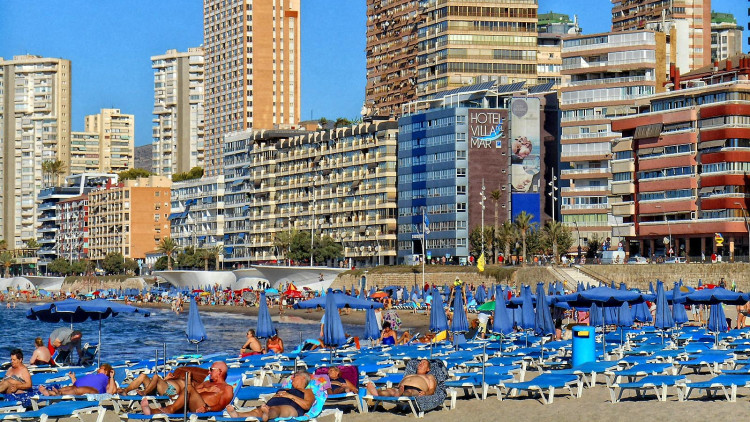 Platja de Ponent de Benidorm. Ana Molina
