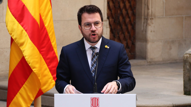 El president català Pere Aragonès. Agència Catalana de Notícies