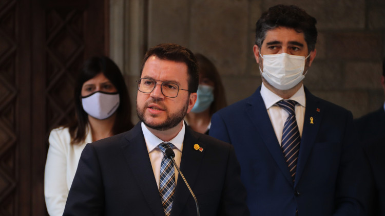 Compareixença del Govern català contra el Catalan Gate. Agència Catalana de Notícies
