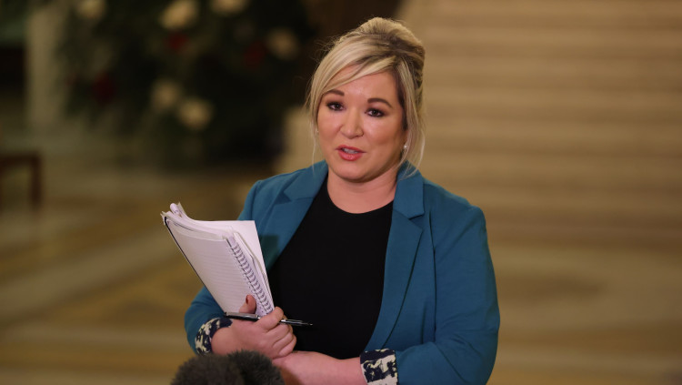 Michelle O’Neill, viceprimera ministra d’Irlanda del Nord i candidata del Sinn Féin a les properes eleccions.. Europa Press