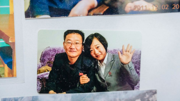 Kim Ryon-hui amb el seu marit en una foto antiga. Der Spiegel