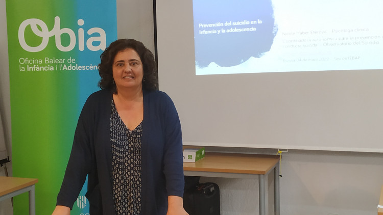 Nicole Haber, coordinadora de l'Observatori contra el Suïcidi de les Illes Balears