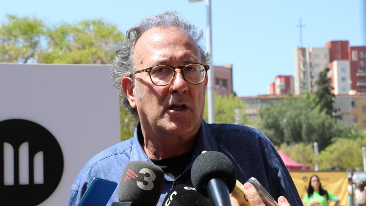 El president d'Òmnium Cultural, Xavier Antich. Agència Catalana de Notícies