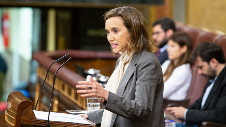 La portaveu del PP, Cuca Gamarra. Agència Catalana de Notícies