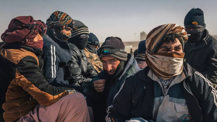 Un grup de migrants intentant fugir de l’Afganistan. Der Spiegel