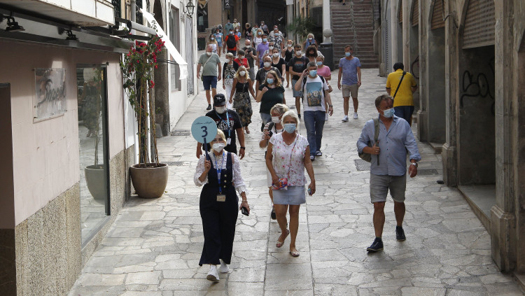 Turistes a Palma. Europa Press