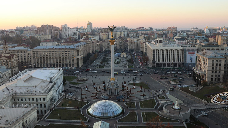 La plaça central de Kiev| Viquipèdia