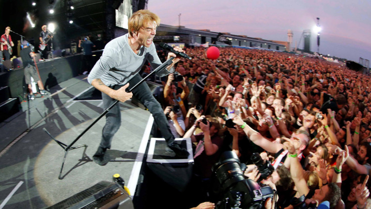 Actuació de Die Toten Hosen. 