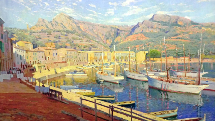 El Port de Sòller segons Santiago Rusiñol
