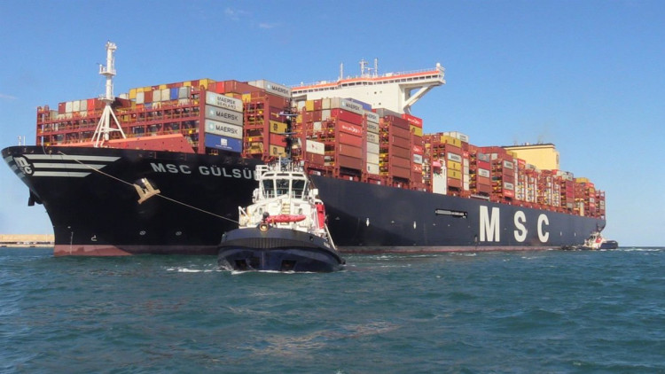 Un vaixell de l'empresa multinacional Maersk| Europa Press