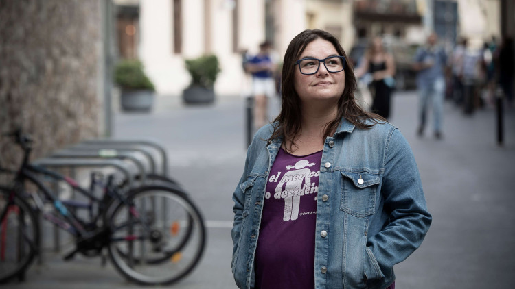 Sílvia Aldavert, coordinadora de l'Associació Drets Sexuals i Reproductius.. Jordi Play