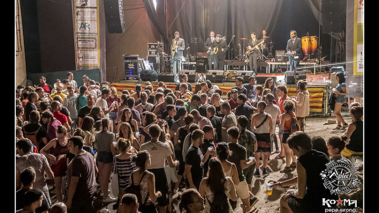 Concert de Bandits en la darrera edició de l'Aplec de Penyagolosa, a Xodos.. PEPE GIRONA