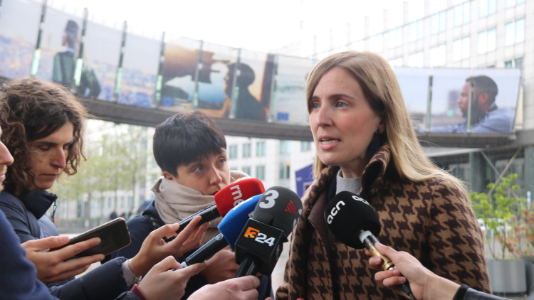 La consellera catalana d'Acció Exterior, Victòria Alsina. Agència Catalana de Notícies