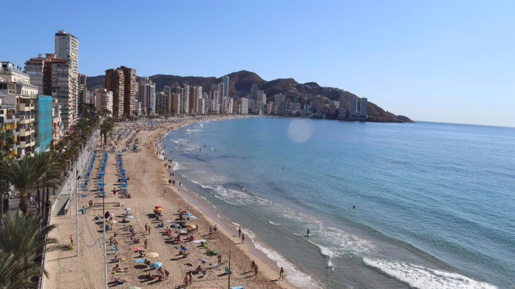 La platja de Benidorm| Europa Press