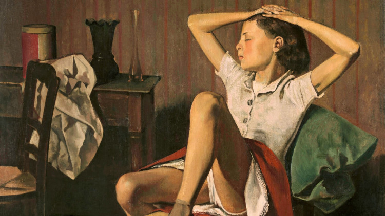Obra del pintor Balthus
