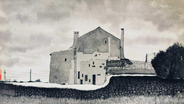 Gravat de la casa de camp Can Questal, a Sant Climent