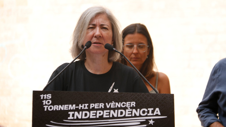Dolors Feliu, presidenta de l'ANC. Agència Catalana de Notícies