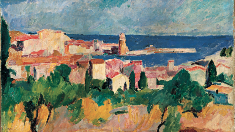 Detall de 'Vista de Cotlliure', de Hans Purrmann. Col. Priv. Hans Purrmann Archiv num. 0815
