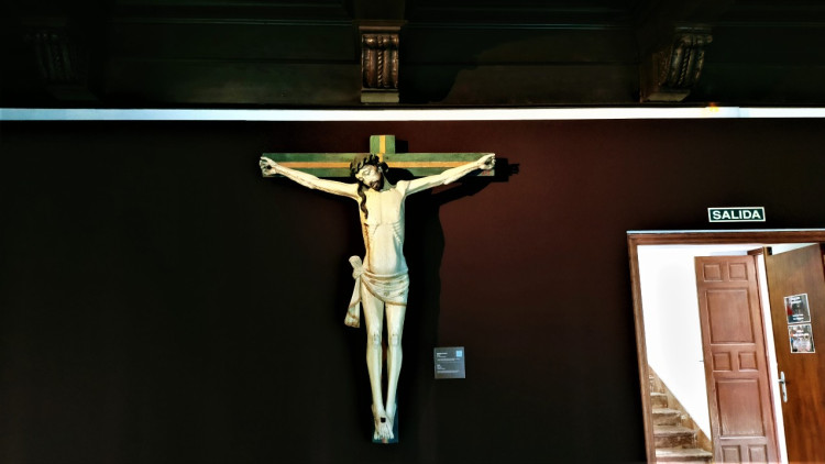 Talla anònima del Crist del Desempar (ca. 1510). Foto: Irene E. Santacreu (2/4/2022).