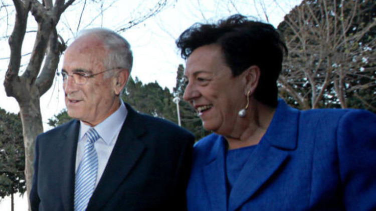 Vicente Sala, expresident de la CAM, i la seua dona, assassinada fa un any| EL TEMPS